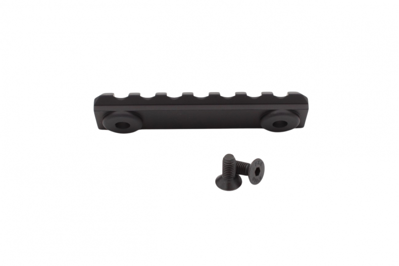 P90 & PS90 1913 Side Rail, 7 Slot Black